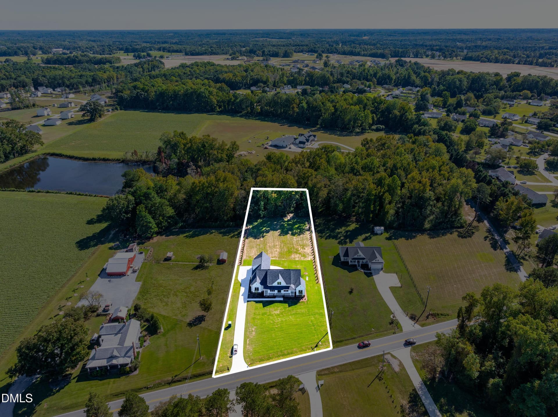 Approximate Property Line - 9389 Nc-210, Four Oaks, NC 27524