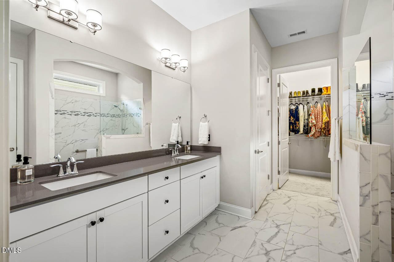 Spacious Primary Bath - 93 Abercorn Circle, Chapel Hill, NC 27516