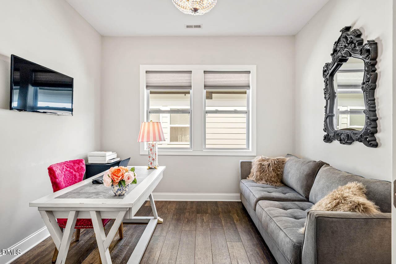 Study w/ French Doors - 93 Abercorn Circle, Chapel Hill, NC 27516