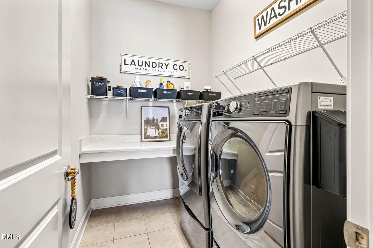 Laundry Room w/ Washer & Dryer - 93 Abercorn Circle, Chapel Hill, NC 27516