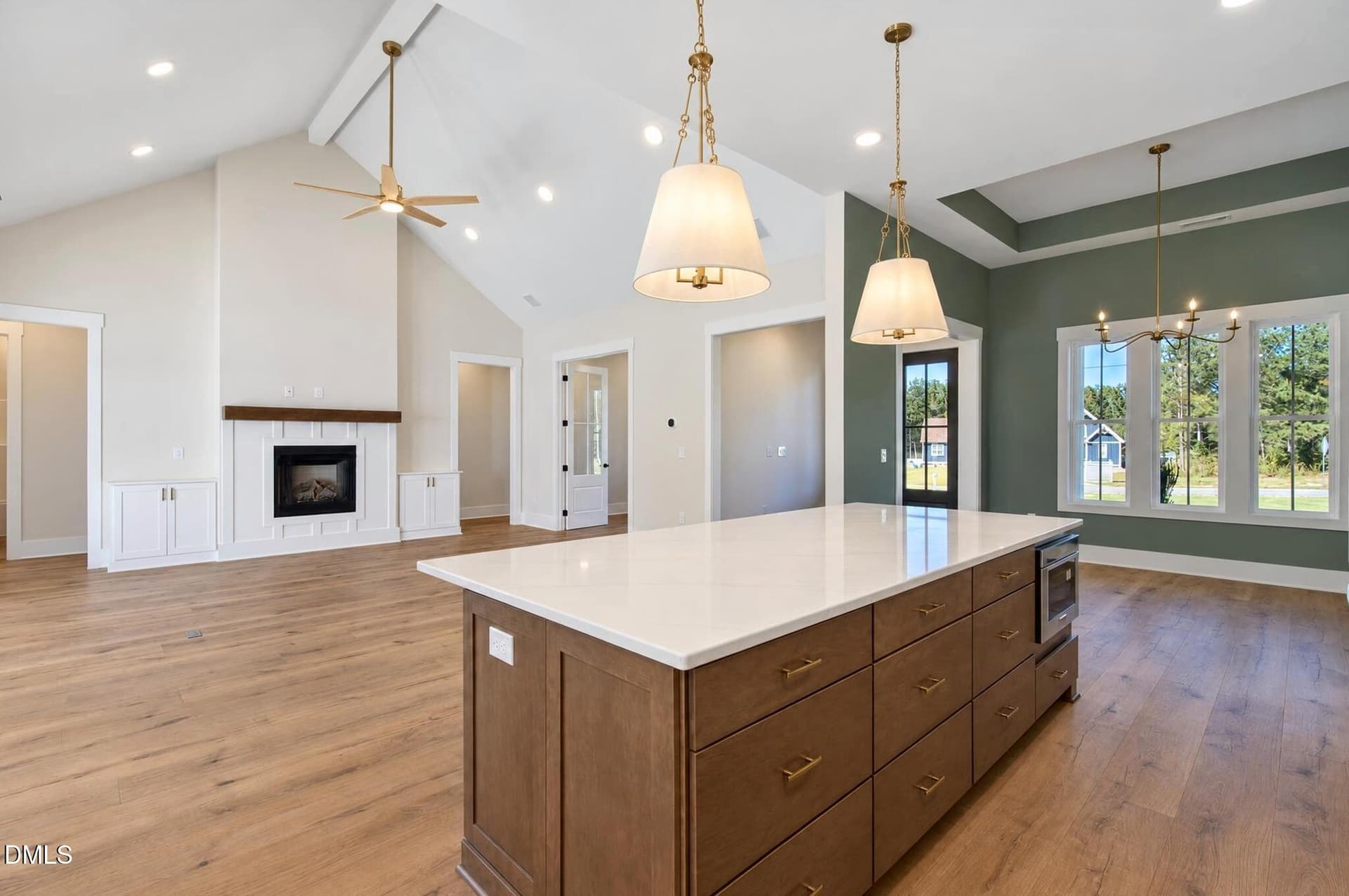 Kitchen View to Living Room - 9389 Nc-210, Four Oaks, NC 27524