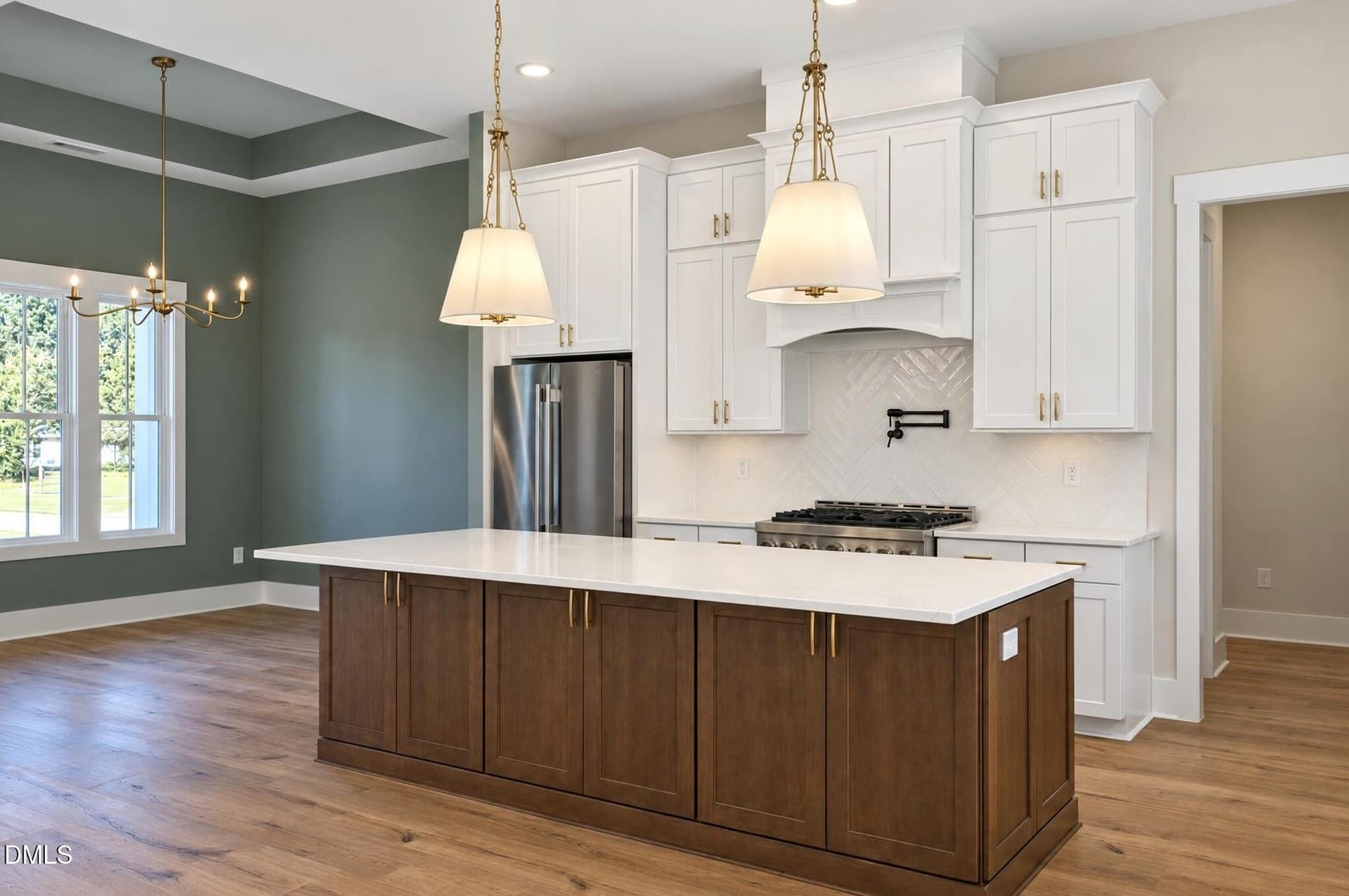 Views to the Kitchen and Dining Room - 9389 Nc-210, Four Oaks, NC 27524