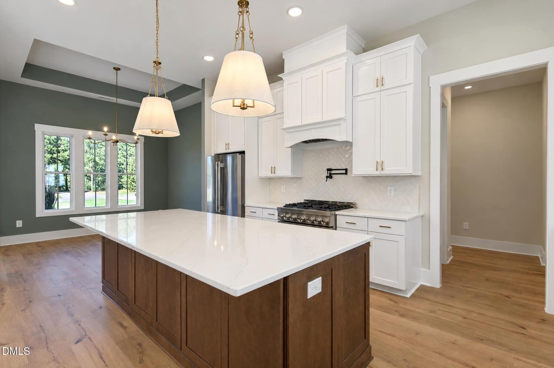 View from Kitchen to Dining Room - 9389 Nc-210, Four Oaks, NC 27524