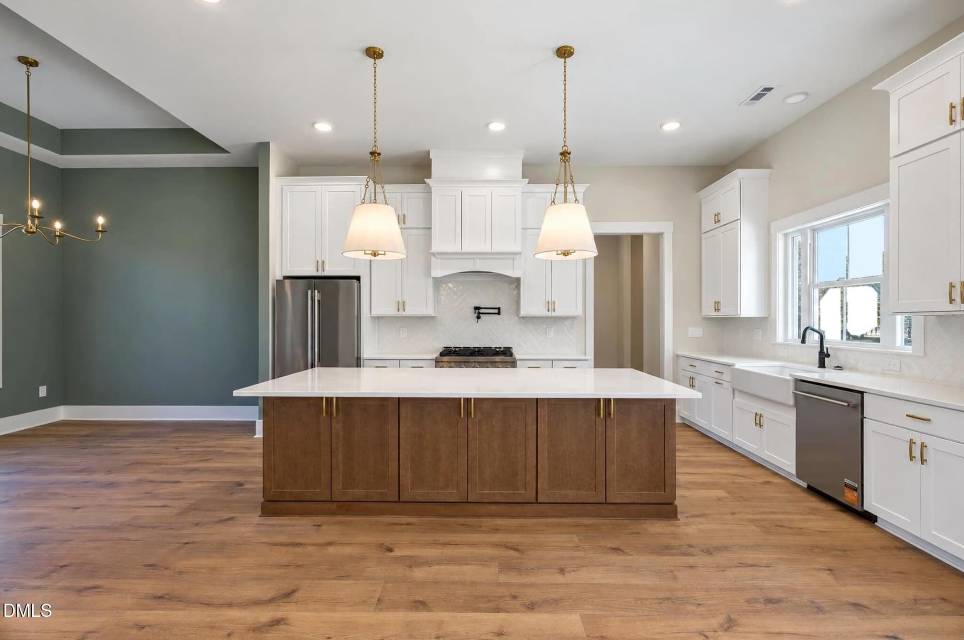 View from Living Room to Kitchen - 9389 Nc-210, Four Oaks, NC 27524