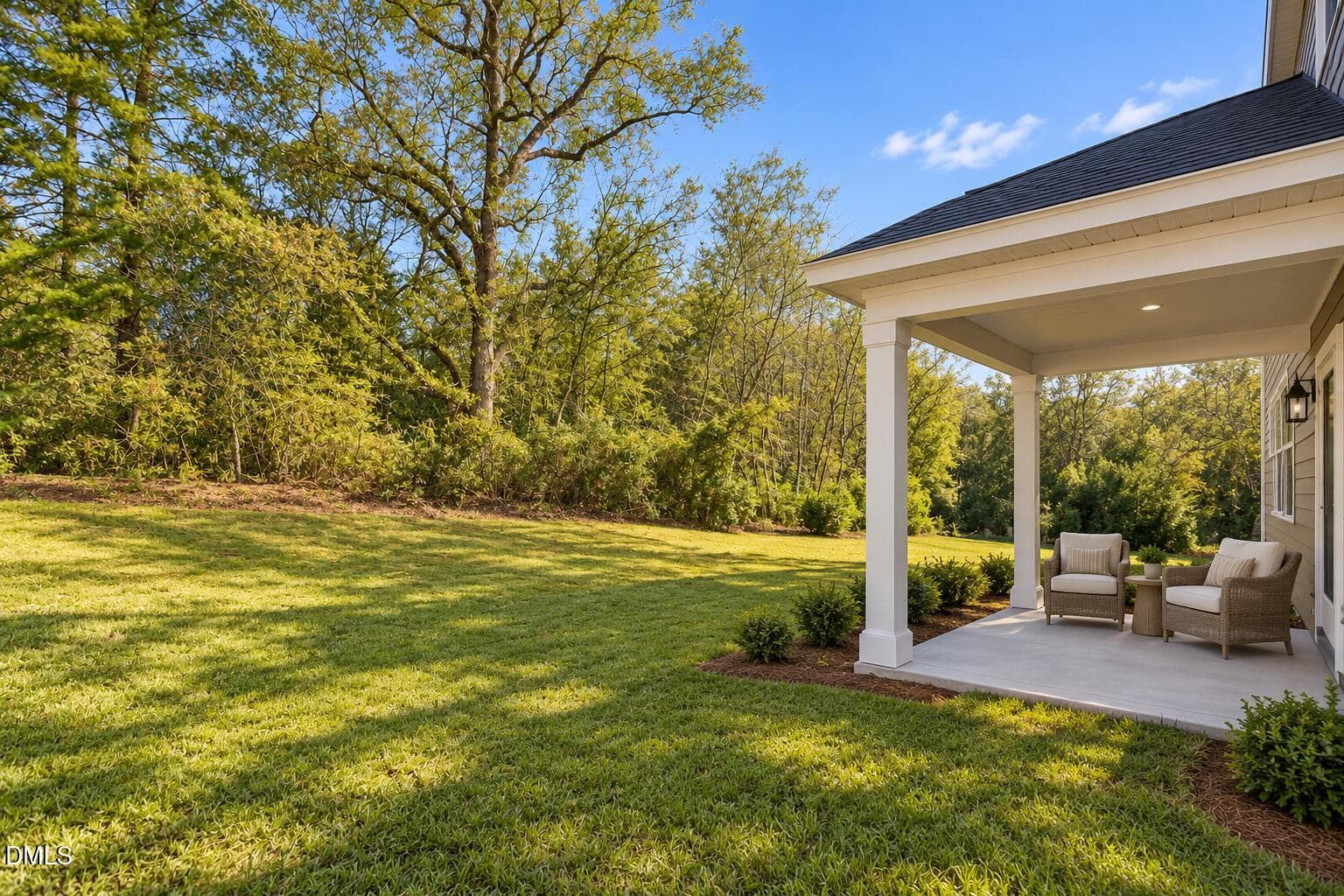 Realistic rear covered porch exterior-16 - 224 Starlet Ridge Way, Clayton, NC 27520