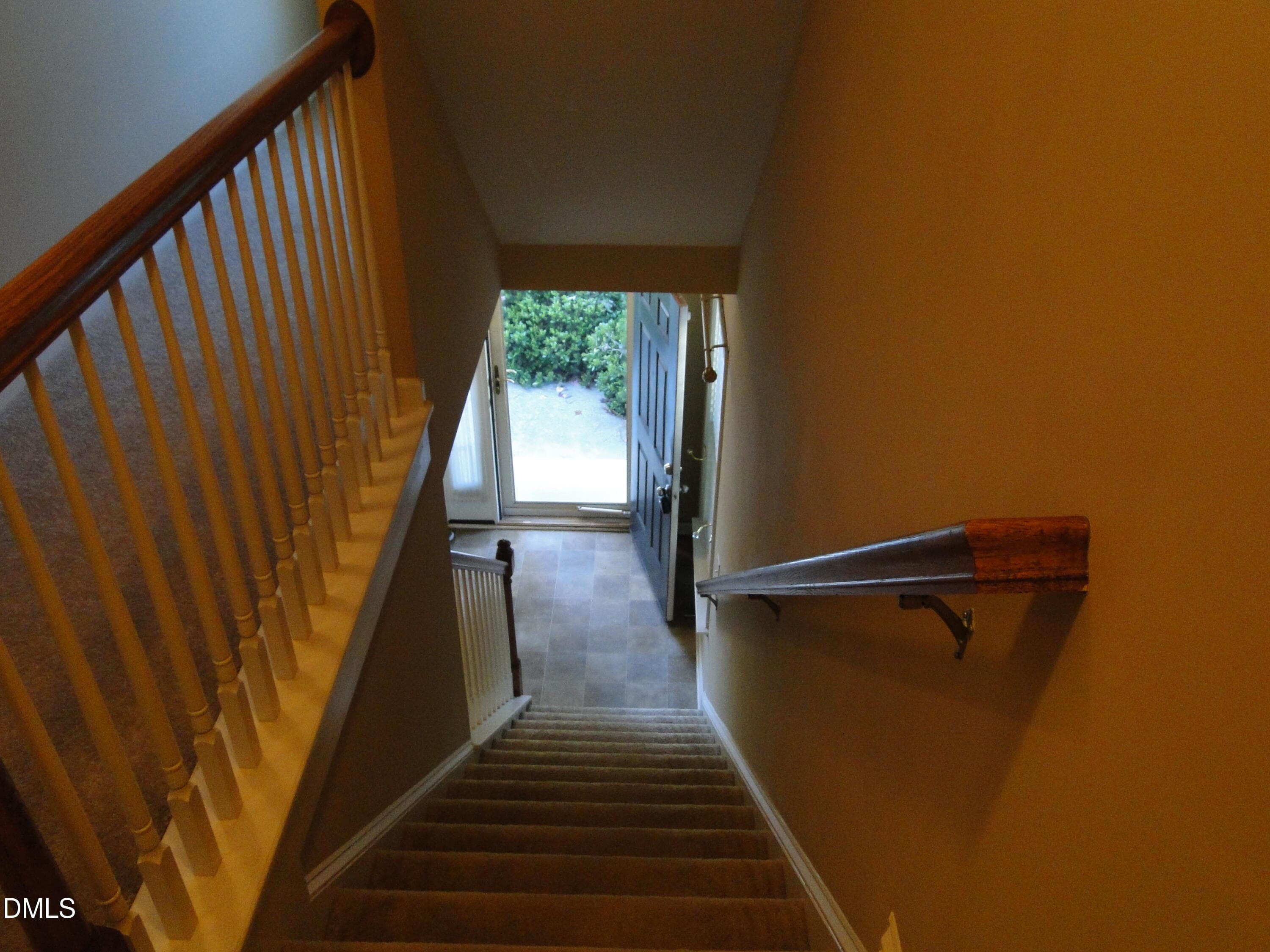 Stairs from 2nd floor to 1st floor - 5817 Abbington Way, Raleigh, NC 27610