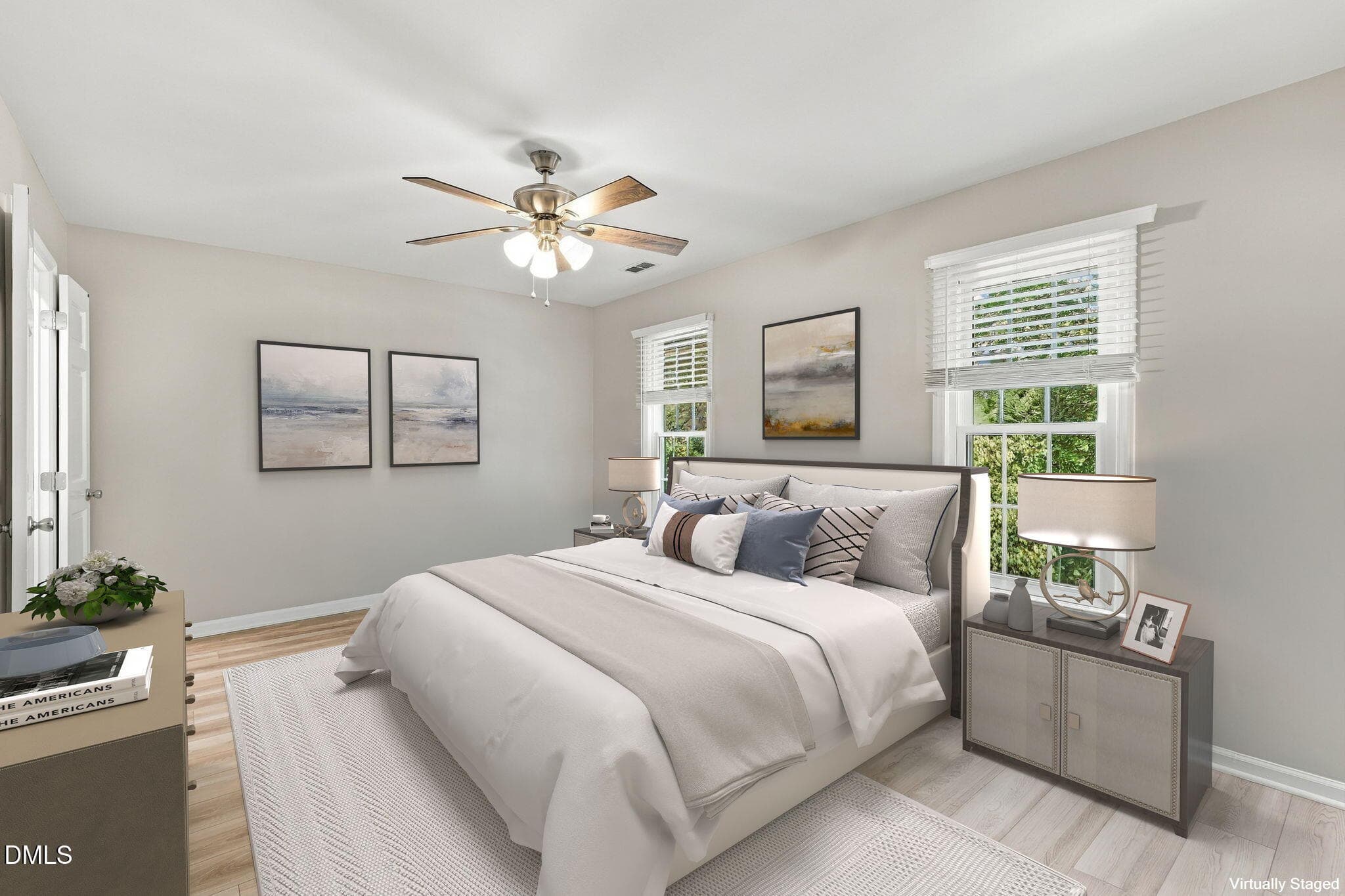 60-web-or-mls-Primary bedroom - 416 Myrtlewood Court, Raleigh, NC 27609