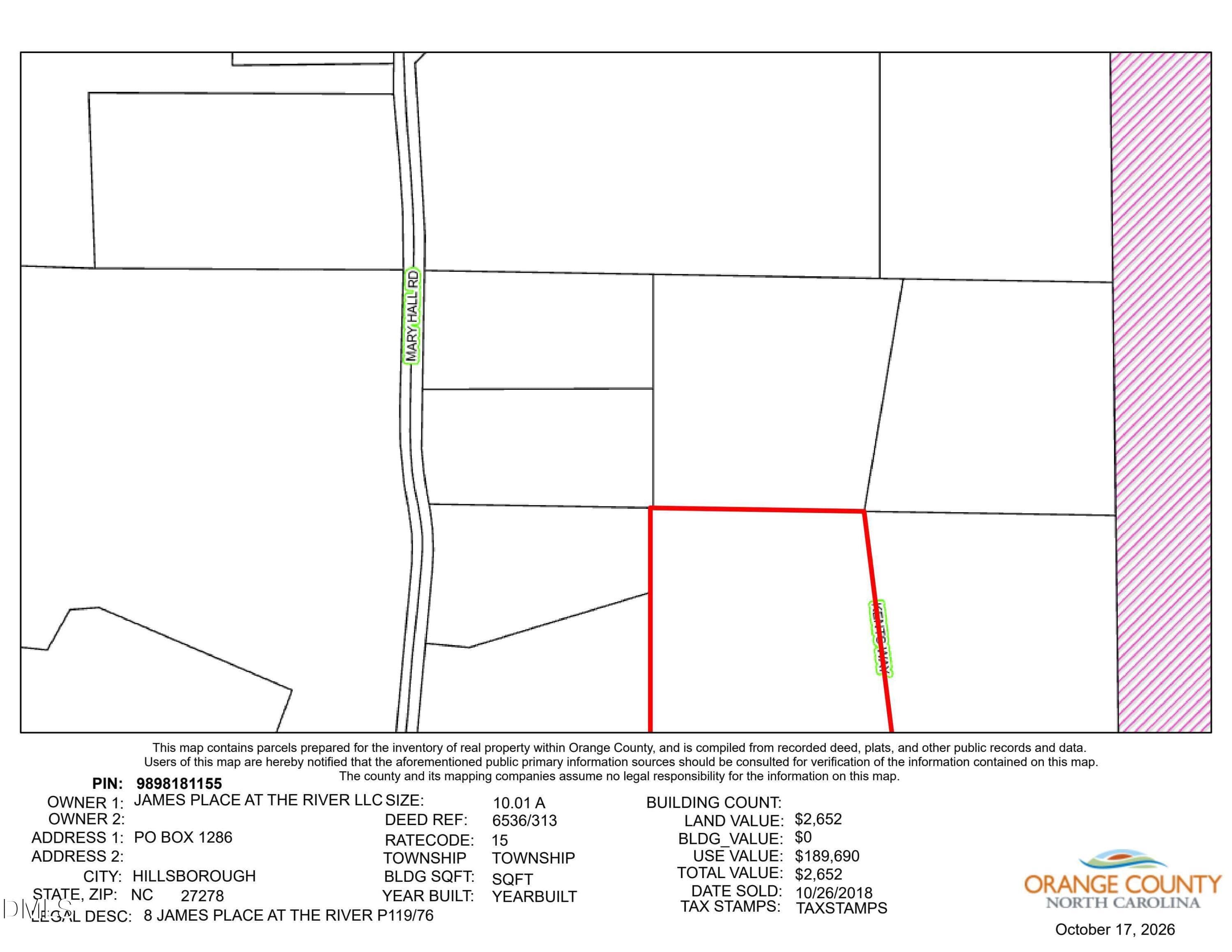Lot 8 Riversound Lane, Rougemont, NC 27572