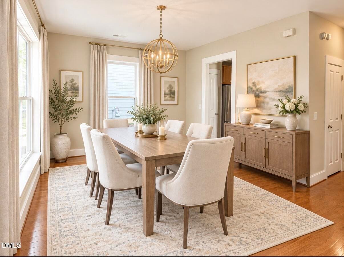 DR virtually staged - 4522 All Points View Way, Raleigh, NC 27614