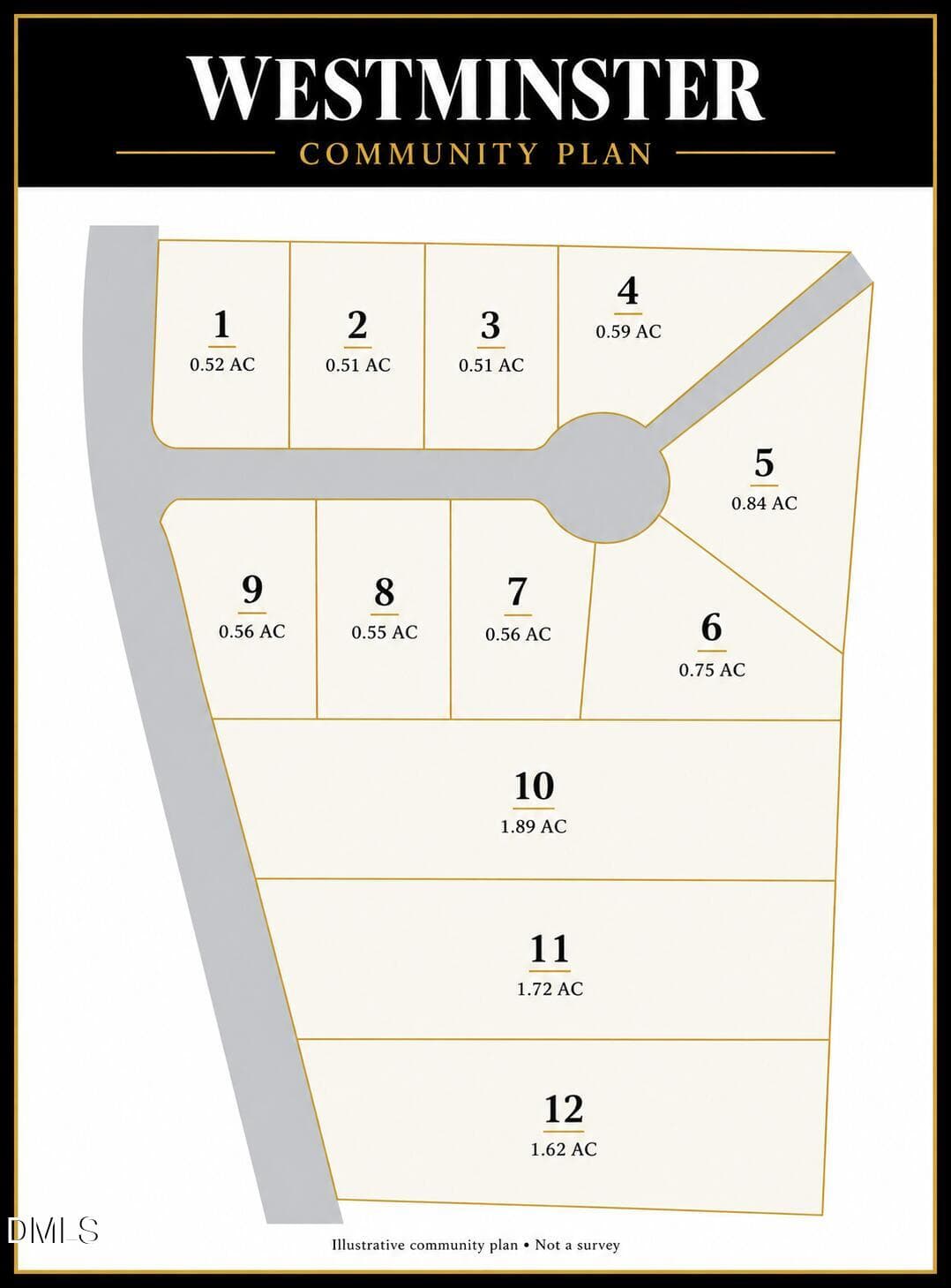 Westminster community plan in gold - Lot 3 Dogeye Road, Benson, NC 27504