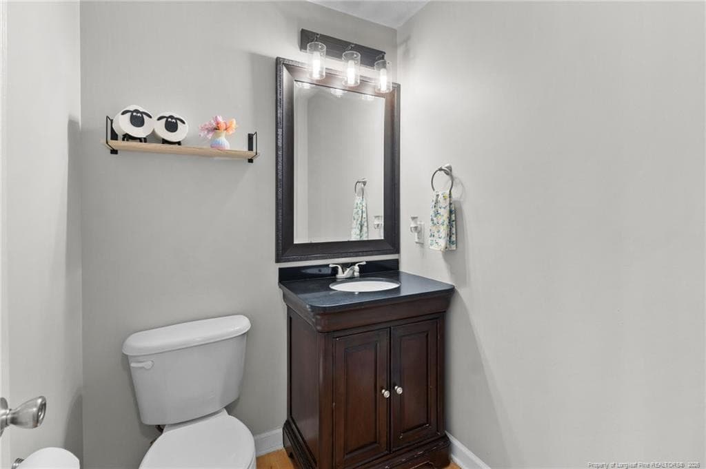 Half Bath- Downstairs - 417 Thorncliff Drive, Raeford, NC 28376