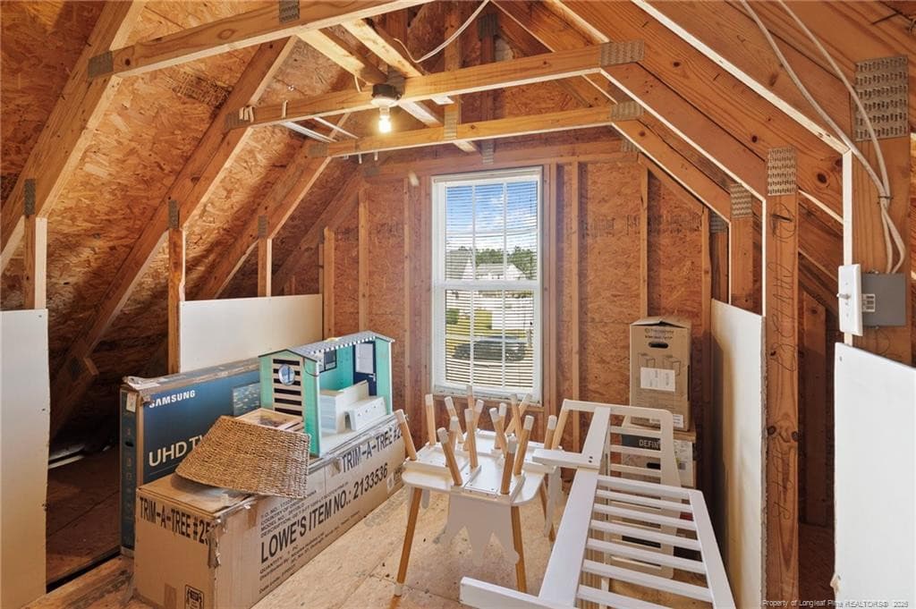 Walkout atic storage - 417 Thorncliff Drive, Raeford, NC 28376