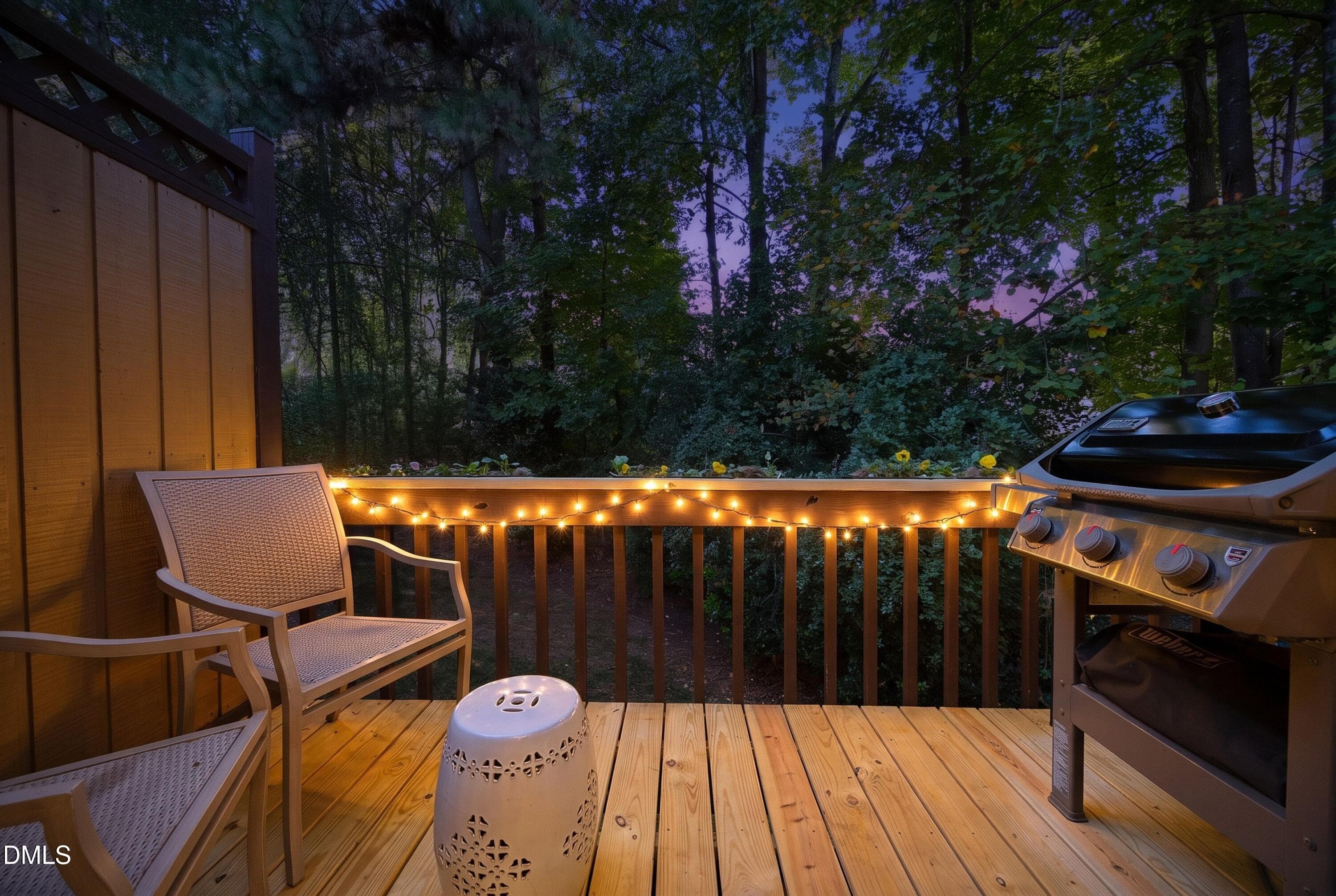39DeckTwilight - 8000 Grey Oak Drive, Raleigh, NC 27615