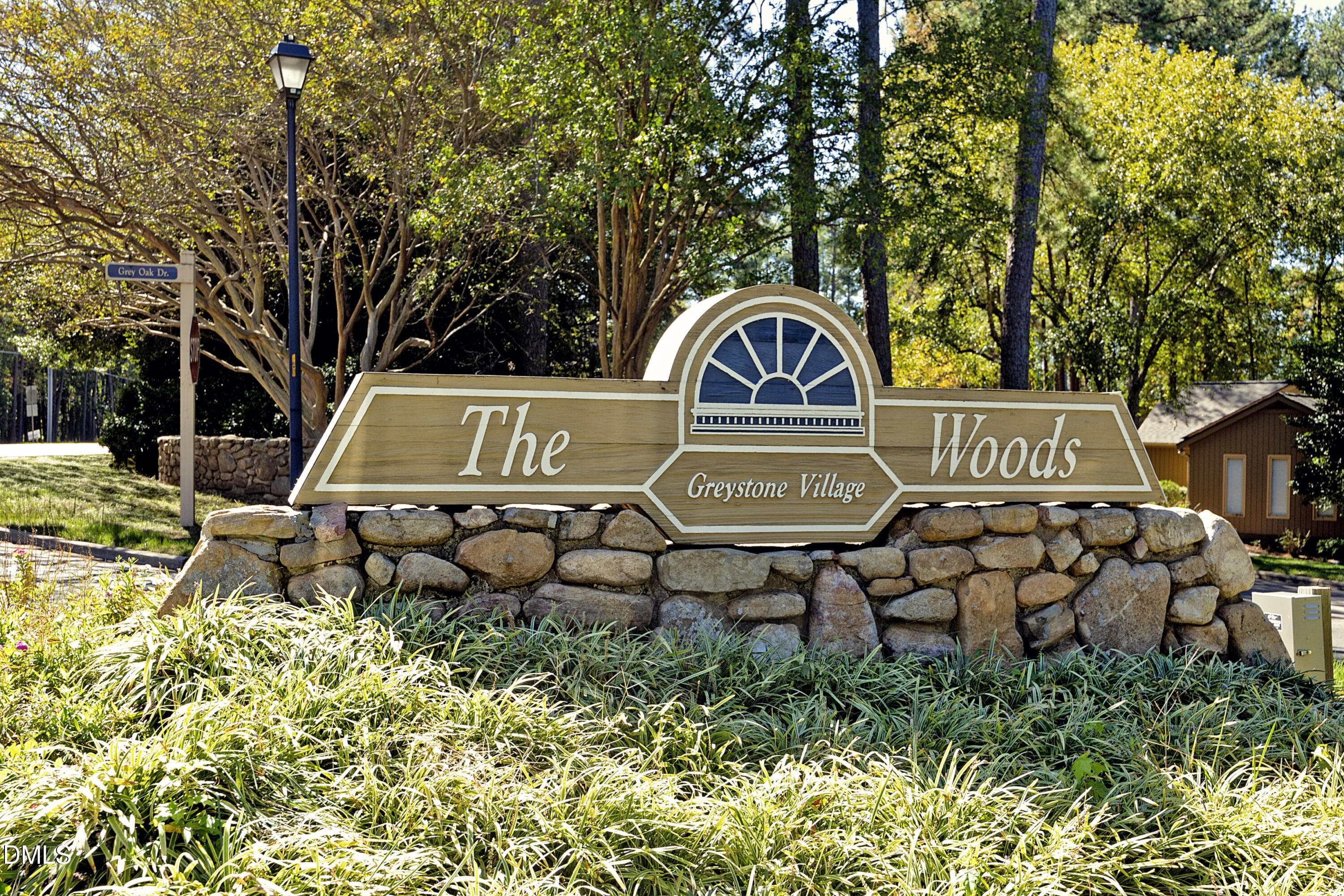 TheWoodsEntrance - 8000 Grey Oak Drive, Raleigh, NC 27615
