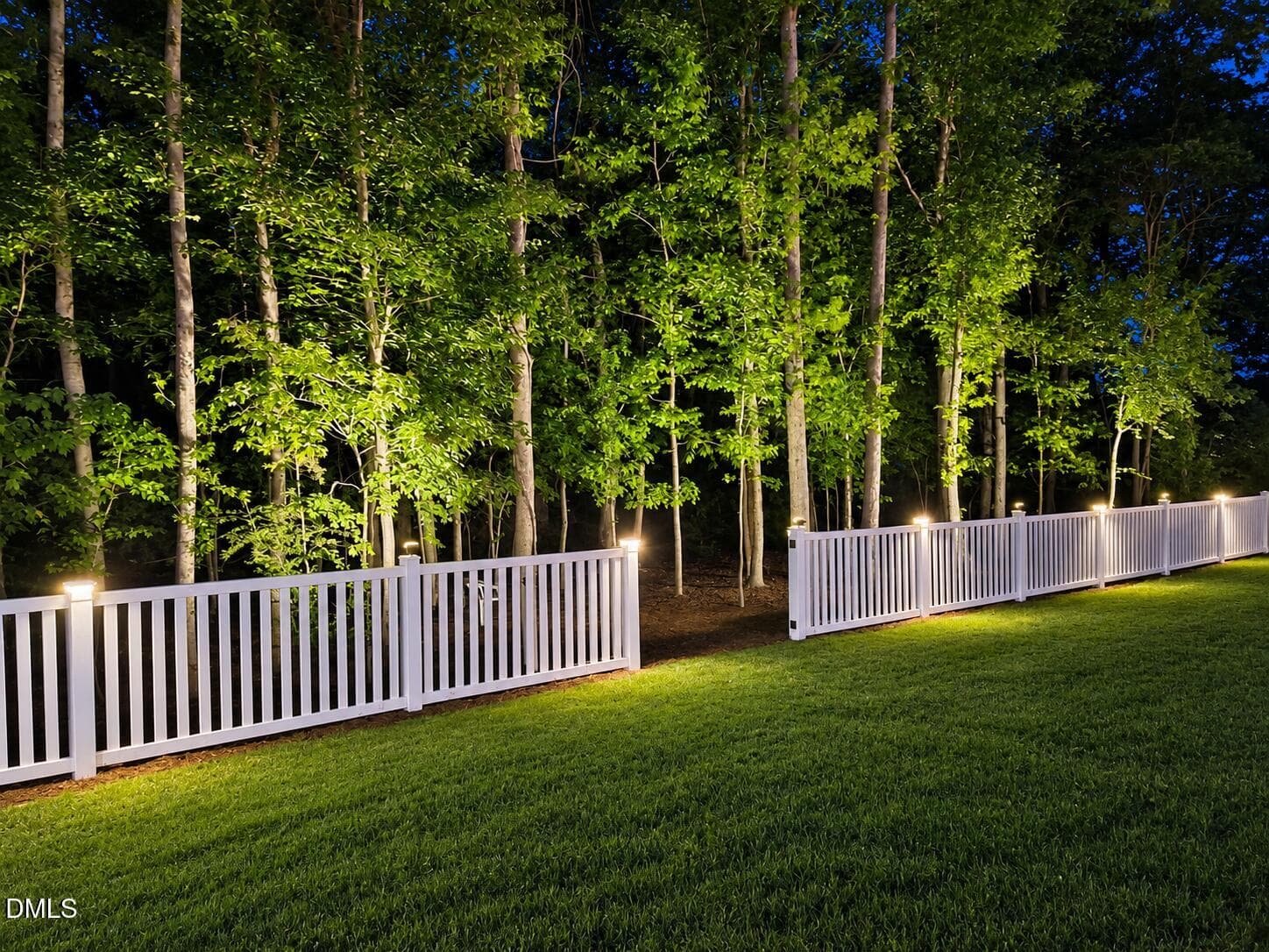 Backyard_night - 130 Aylebury Ridge, Zebulon, NC 27597