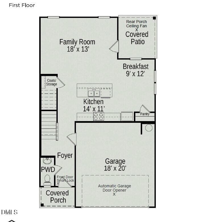 First Floor - 561 Trove Lane, Vass, NC 28394