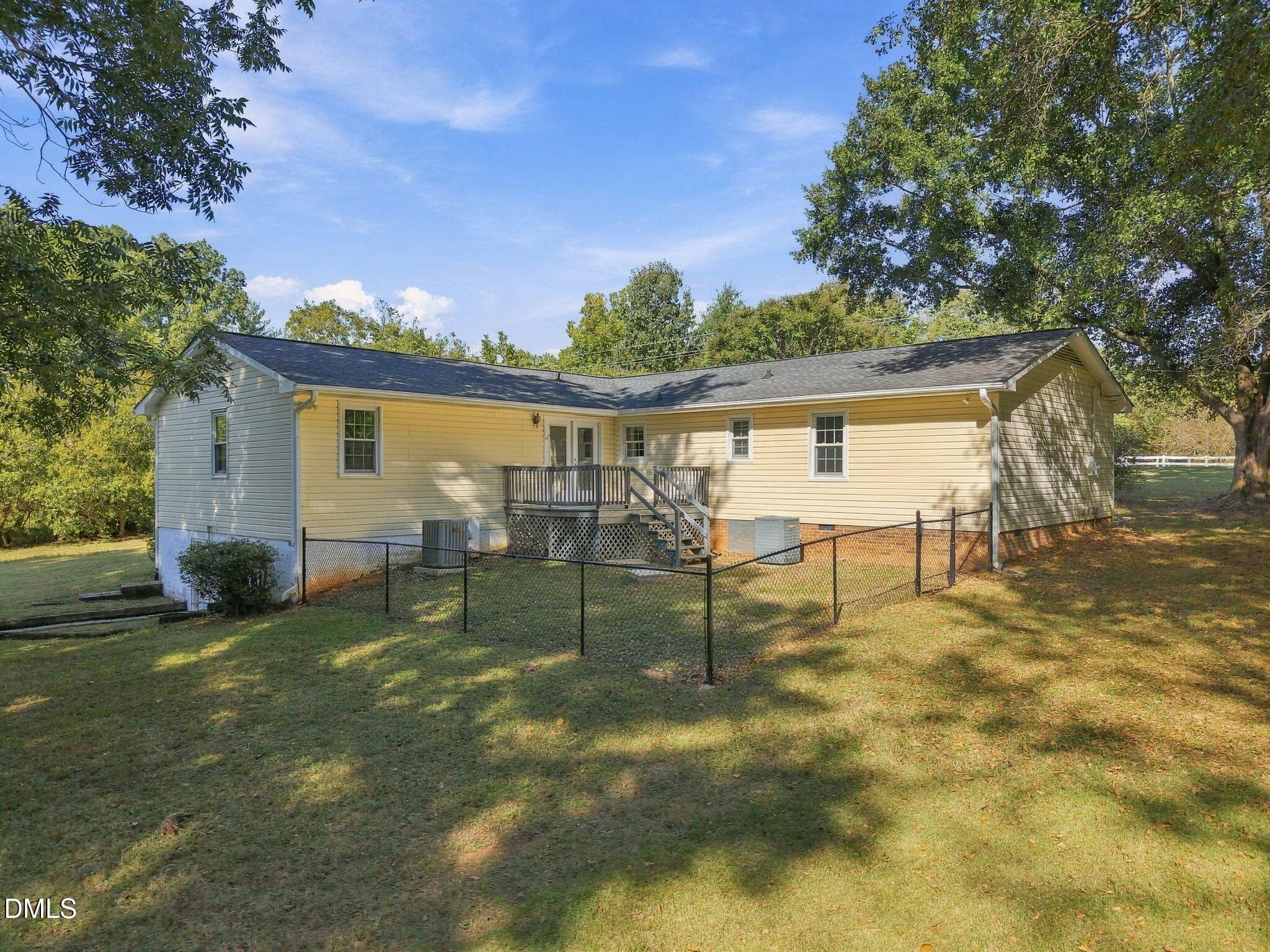 Partially Fenced in Deck area - 5320 Olde South Road, Raleigh, NC 27606
