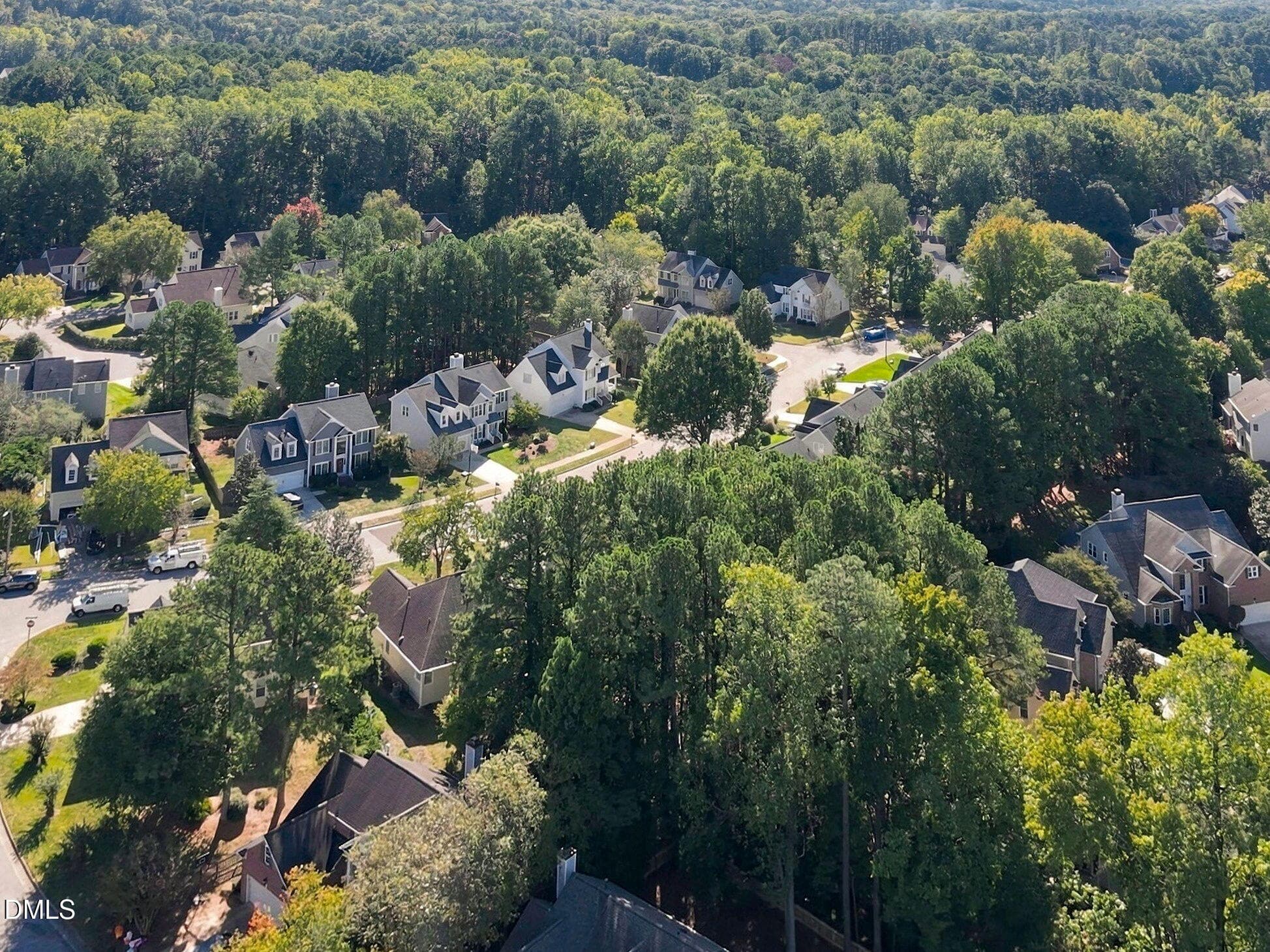 5-web-or-mls-Aerial 1_Edit - 107 Old Bridge Lane, Cary, NC 27518