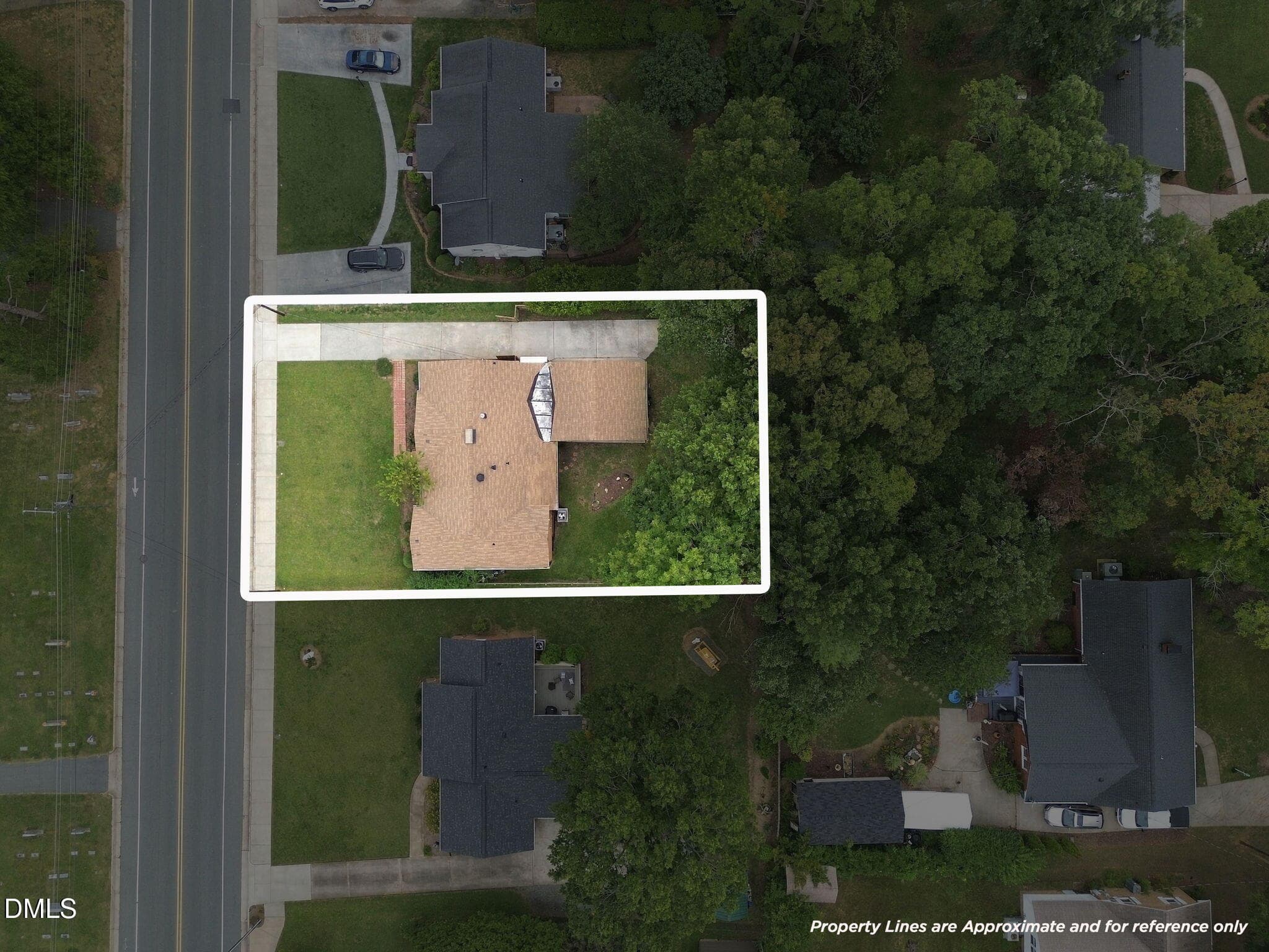 4-web-or-mls-DJI_0012 - lotlines - 517 E Pine Street, Graham, NC 27253