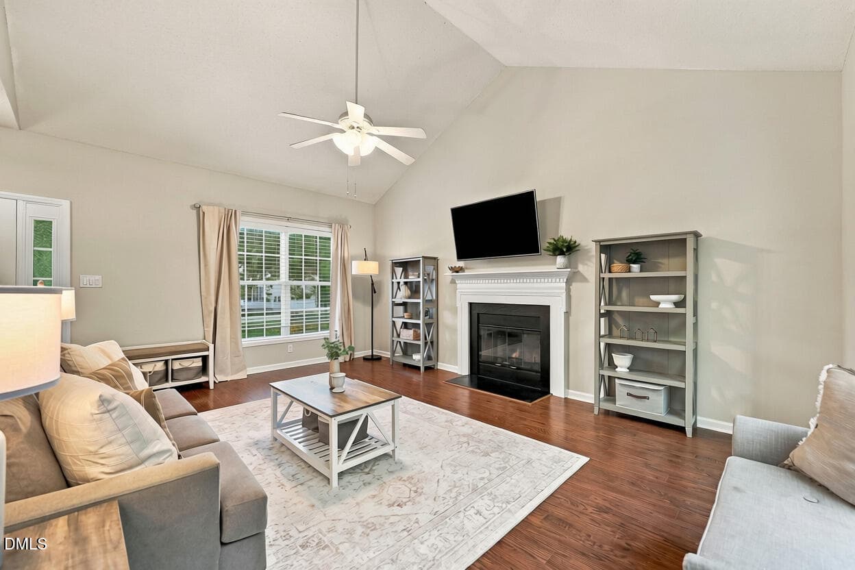 Living Room - 2412 School Creek Place, Raleigh, NC 27606