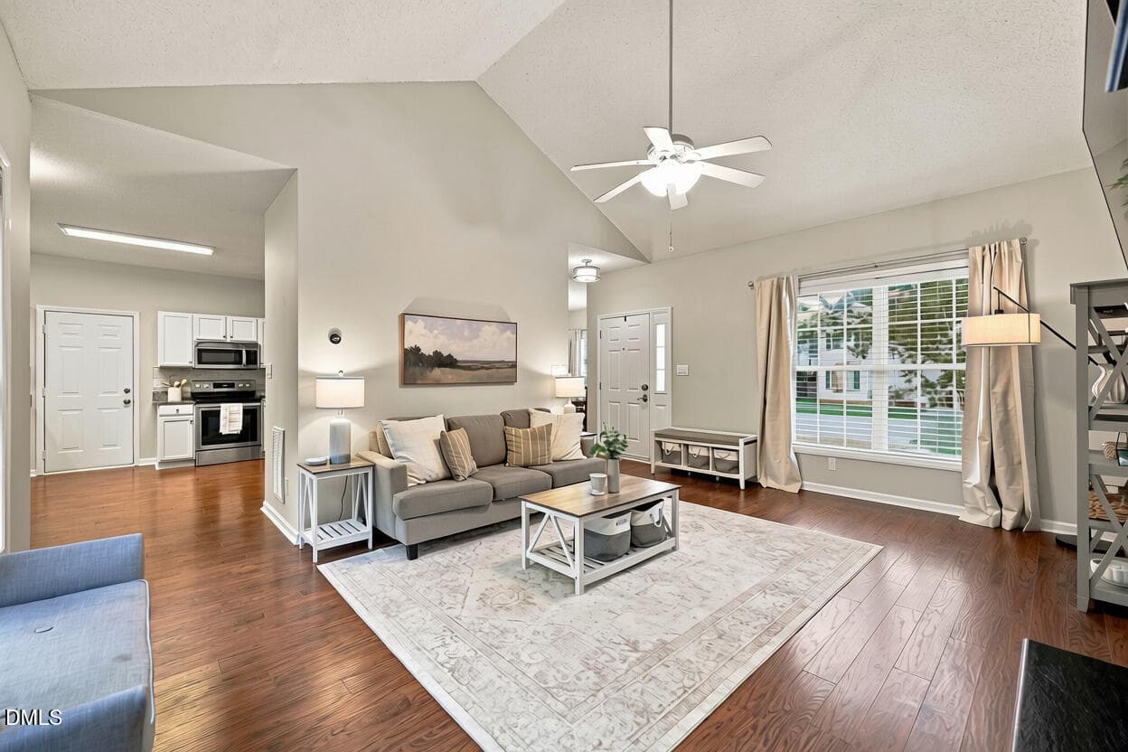 Living Room - 2412 School Creek Place, Raleigh, NC 27606