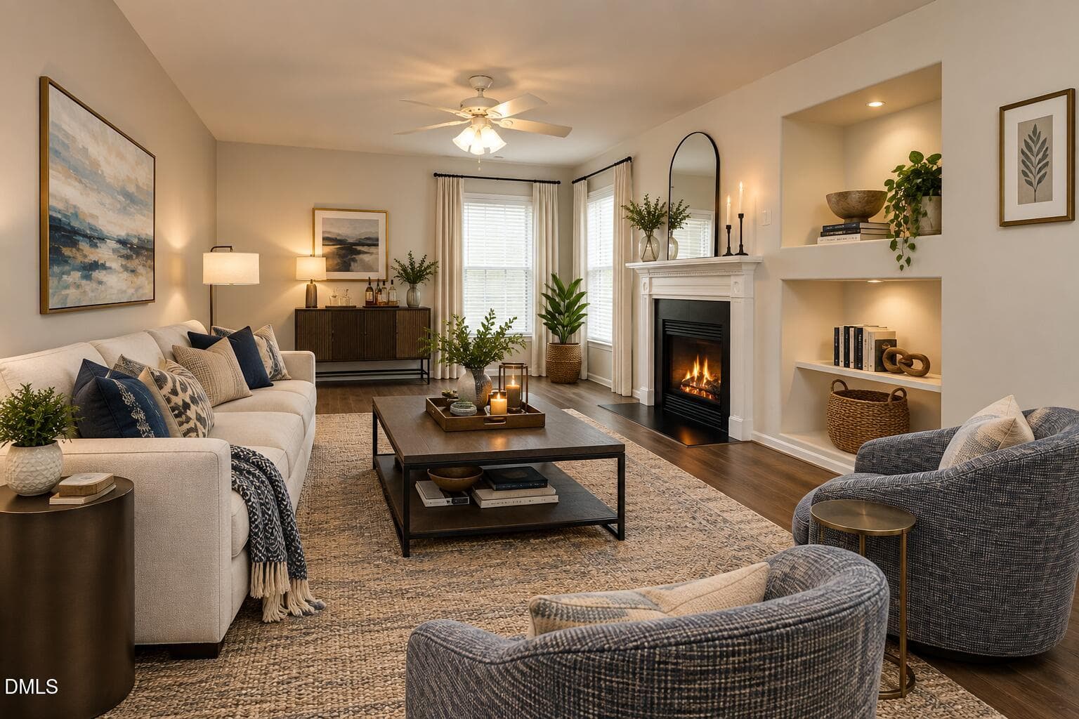 virtually staged - 1529 Pebble Creek Crossing, Durham, NC 27713