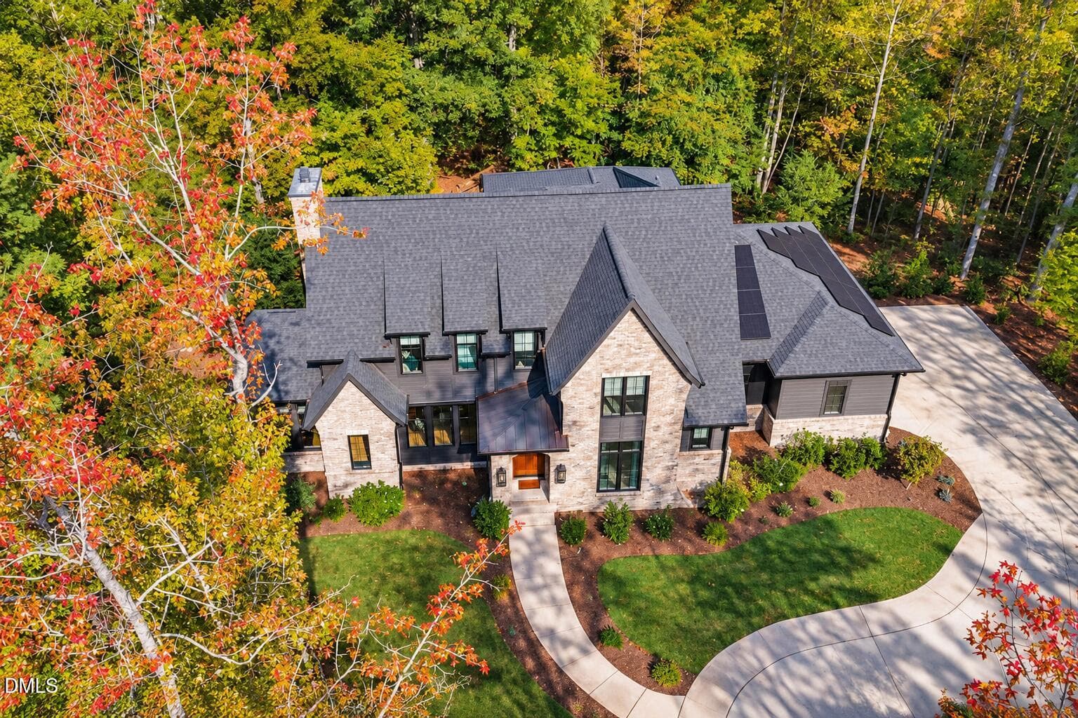 Aerial View - 650 Stonecrest Way, Pittsboro, NC 27312