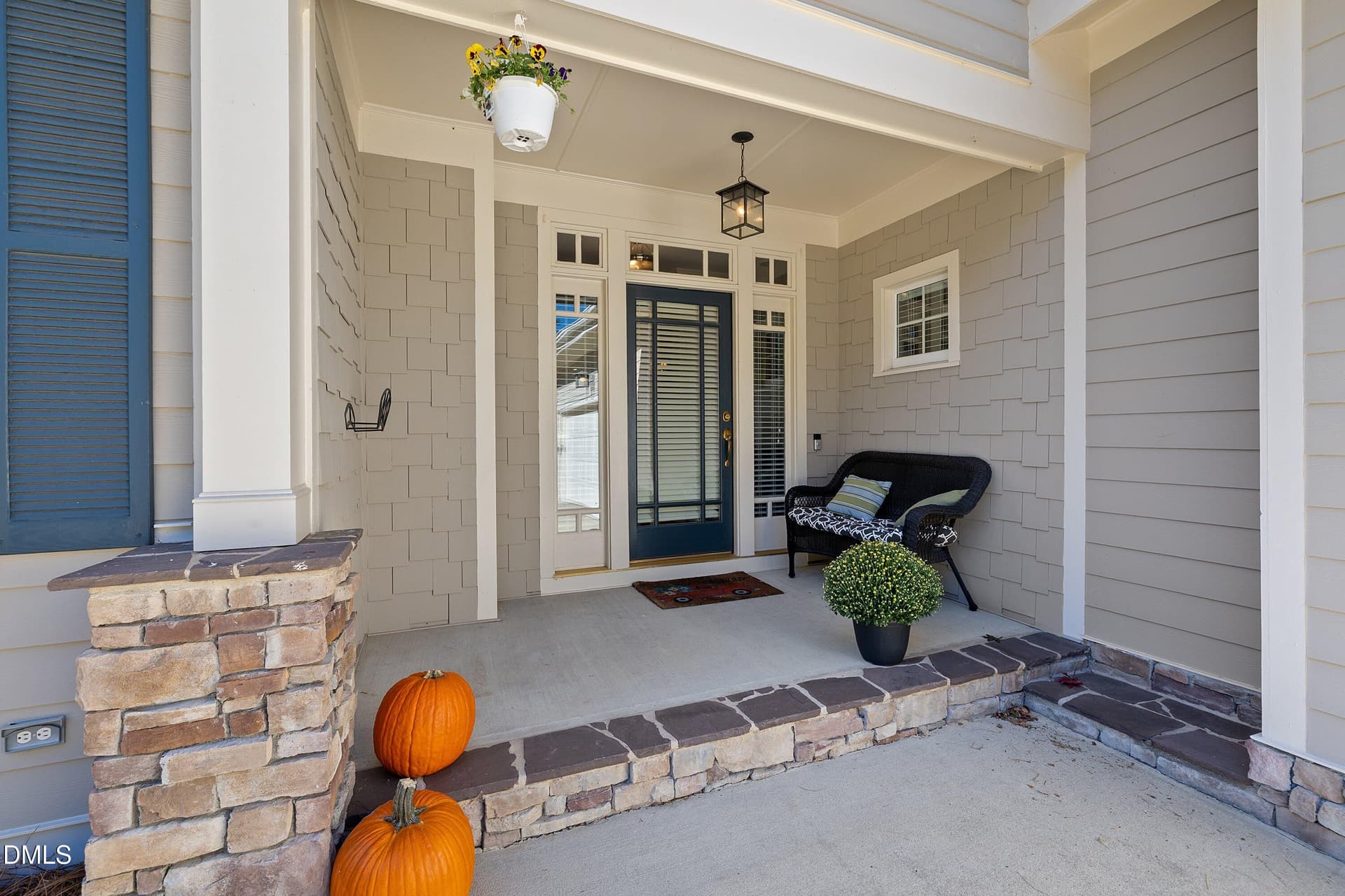 Covered front porch - 1300 Groves Field Lane, Wake Forest, NC 27587