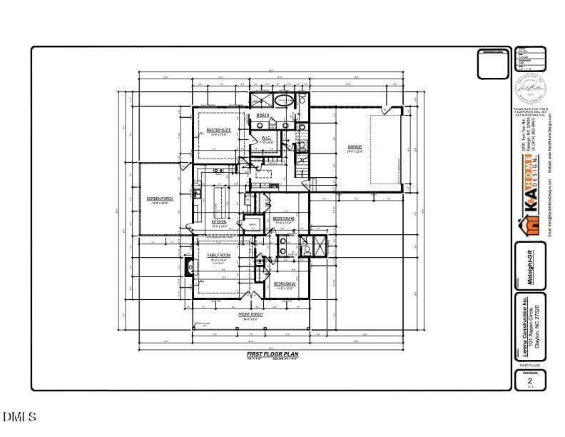 Midnight Floorplan 461 Aquilla - 461 Aquilla Road, Benson, NC 27504