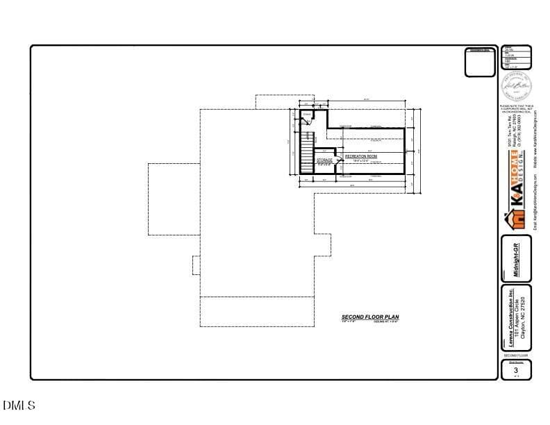 Midnight Floorplan 461 Aquilla 1 - 461 Aquilla Road, Benson, NC 27504