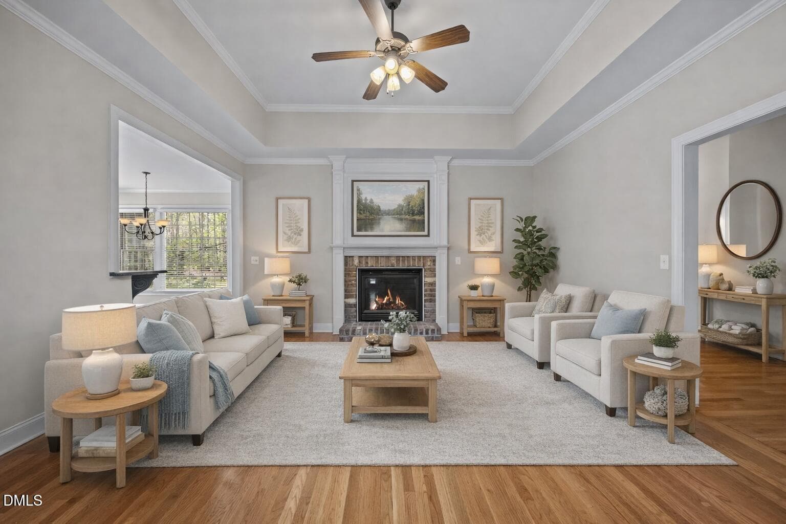 virtually staged - 8401 Chelridge Drive, Wake Forest, NC 27587