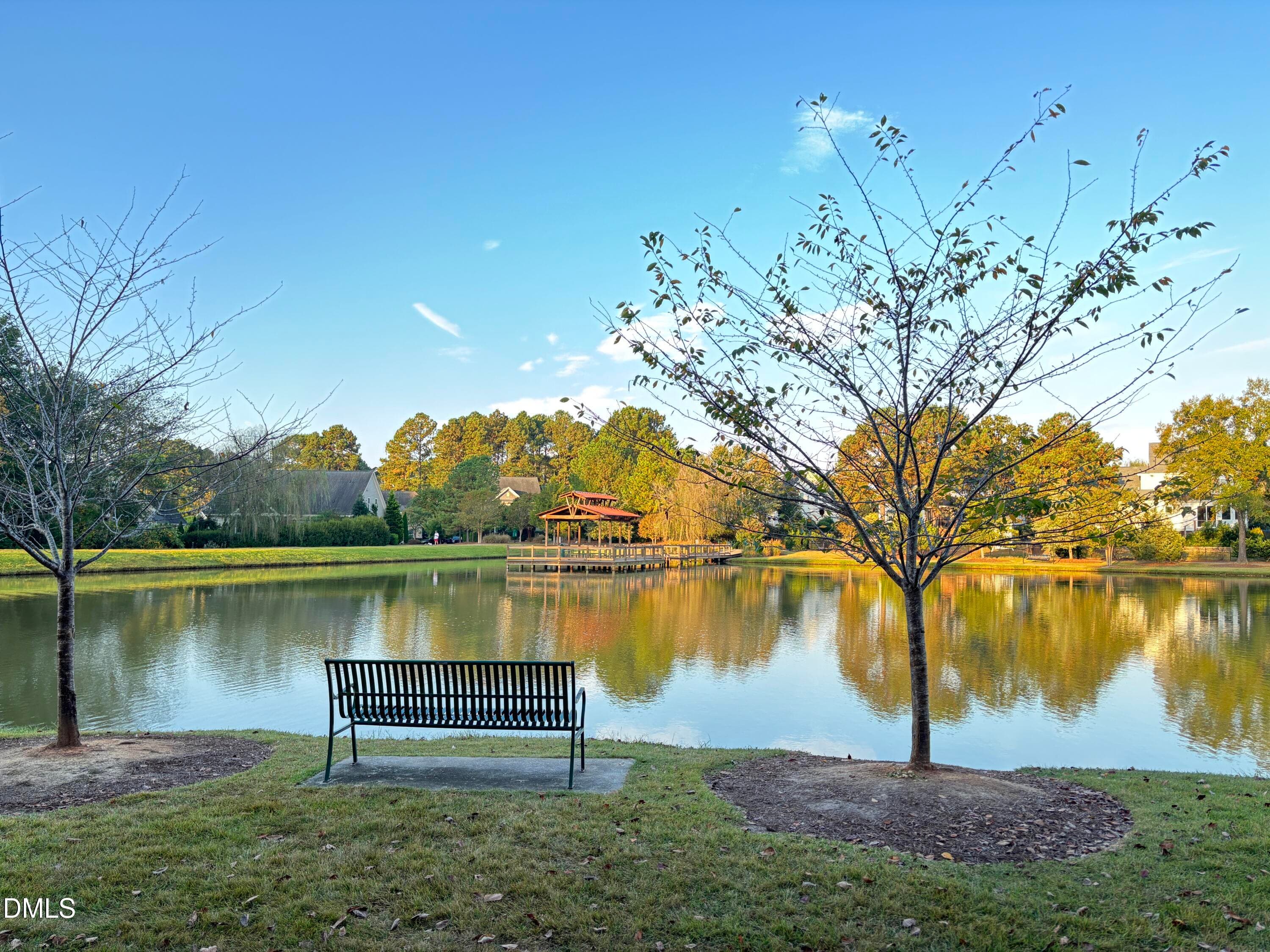 Fishing pond - 1300 Groves Field Lane, Wake Forest, NC 27587