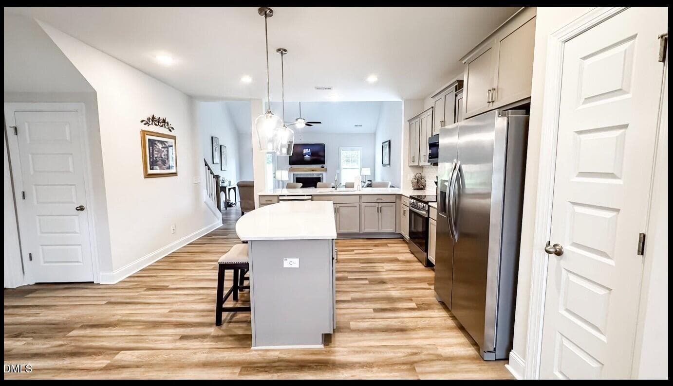 Kitchen to Livingroom - 123 Surles Landing Way, Benson, NC 27504