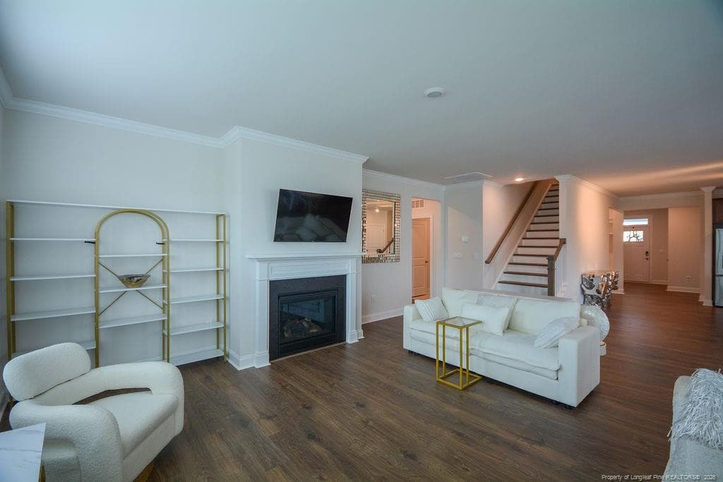 Living Room w/Natural Gas Fireplace - 268 Umstead Street, Sanford, NC 27330