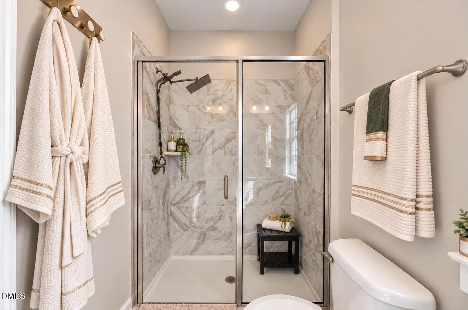 Serene Brushed Nickel Spa Bathroom - 8111 Diversy Way, Raleigh, NC 27613