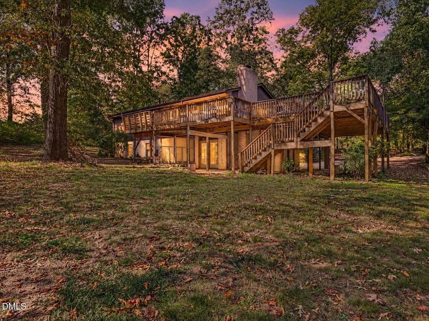 Elegant Twilight Over the Home - 4412 Mitchell Mill Road, Wake Forest, NC 27587