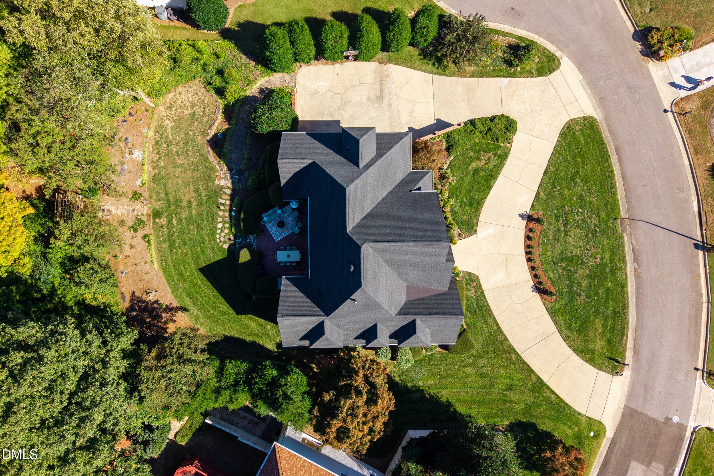 47 -3909 hemsbury way, drone, exterior - 3909 Hemsbury Way, Raleigh, NC 27612
