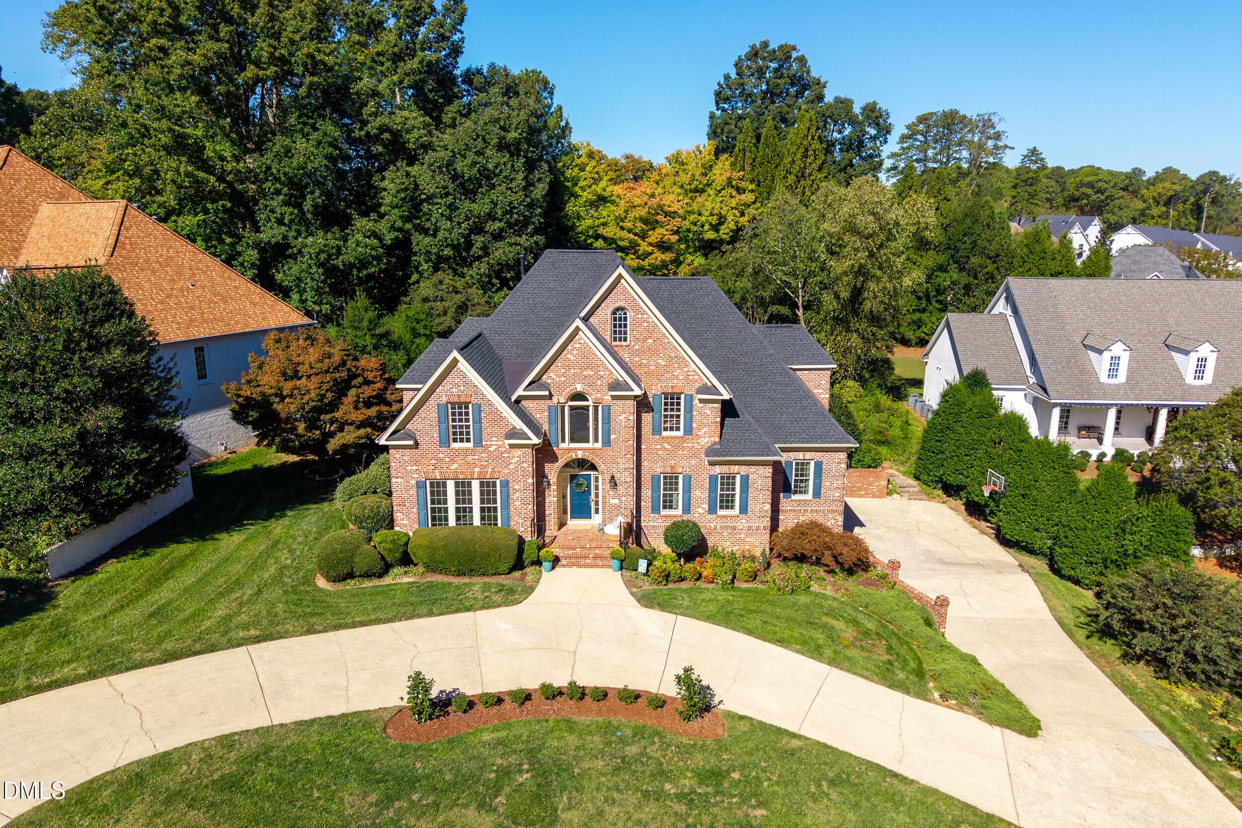 48 -3909 hemsbury way, drone, exterior - 3909 Hemsbury Way, Raleigh, NC 27612
