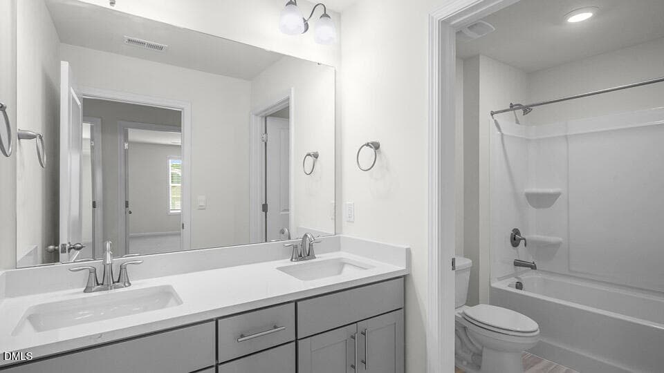 2ND FLOOR HALLWAY BATHROOM - 5021 Dezola Street, Apex, NC 27539