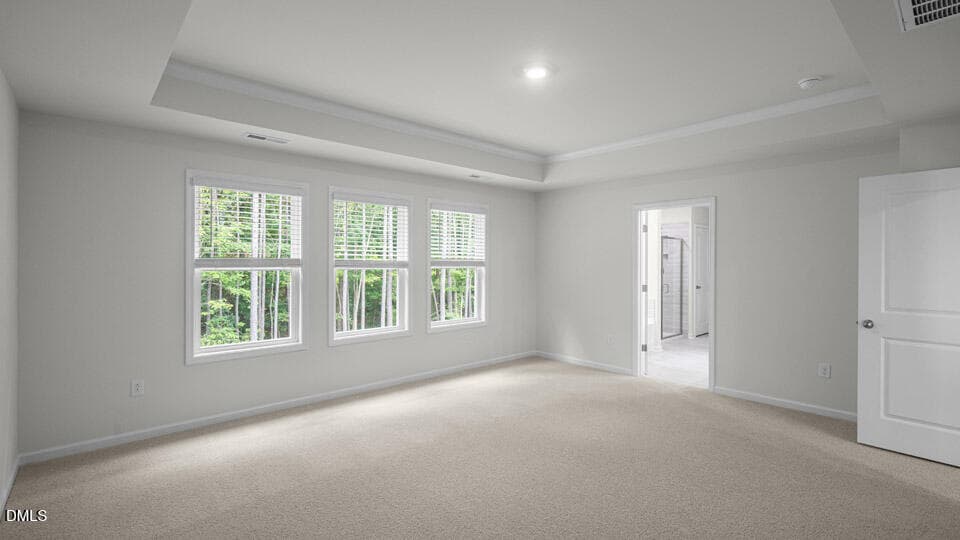PRIMARY SUITE BEDROOM - 5021 Dezola Street, Apex, NC 27539
