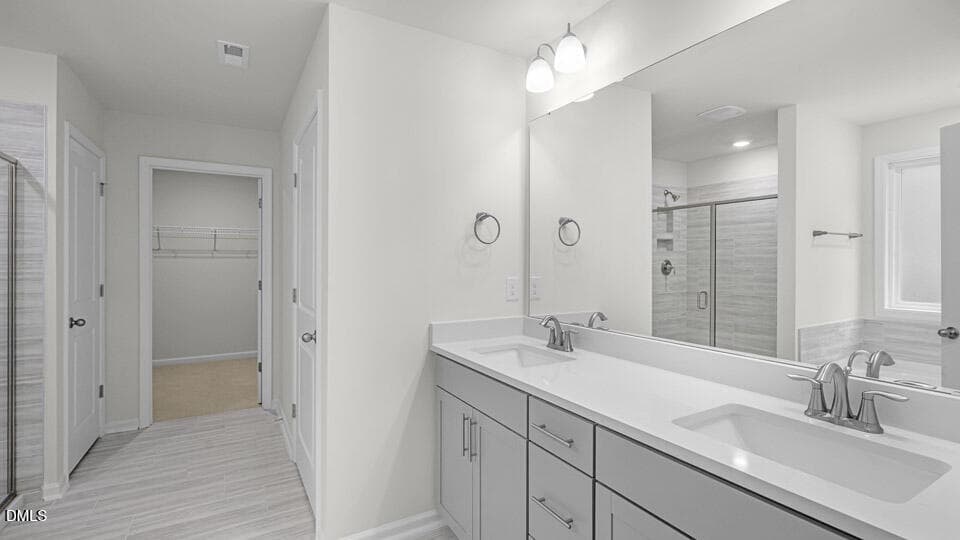 PRIMARY SUITE BATHROOM - 5021 Dezola Street, Apex, NC 27539