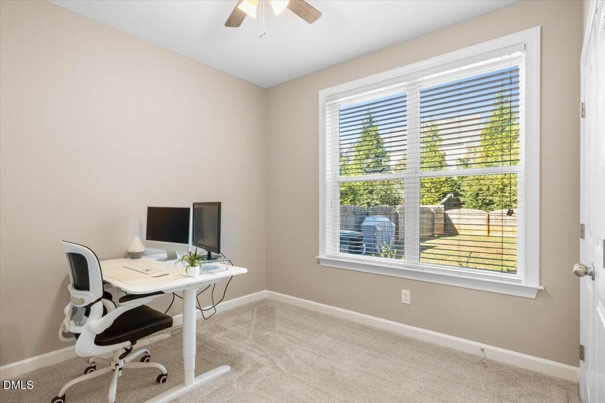 Main level bedroom/office - 2008 Campana Drive, Raleigh, NC 27603