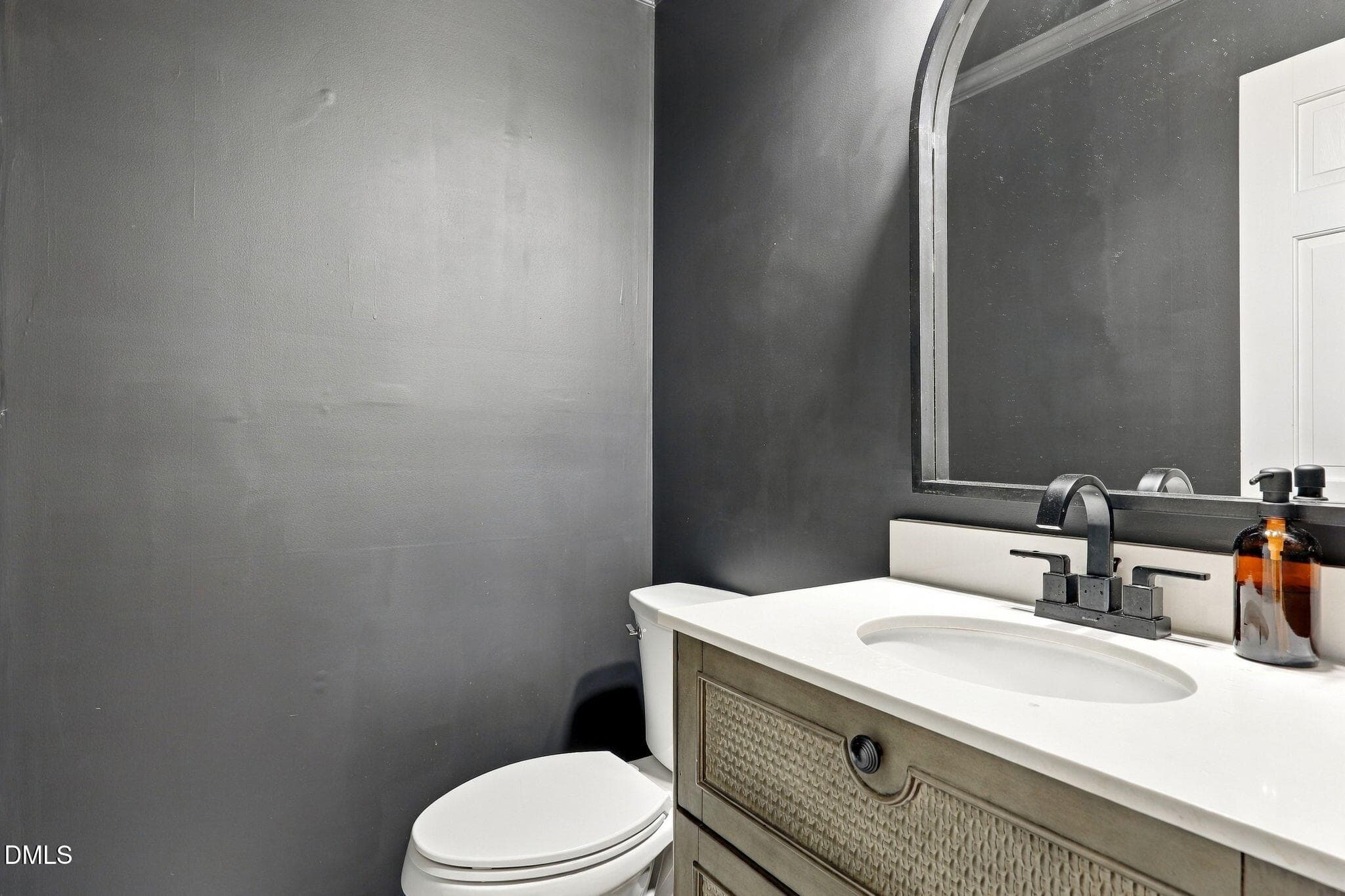 Powder room - 11413 Old Creedmoor Road, Raleigh, NC 27613