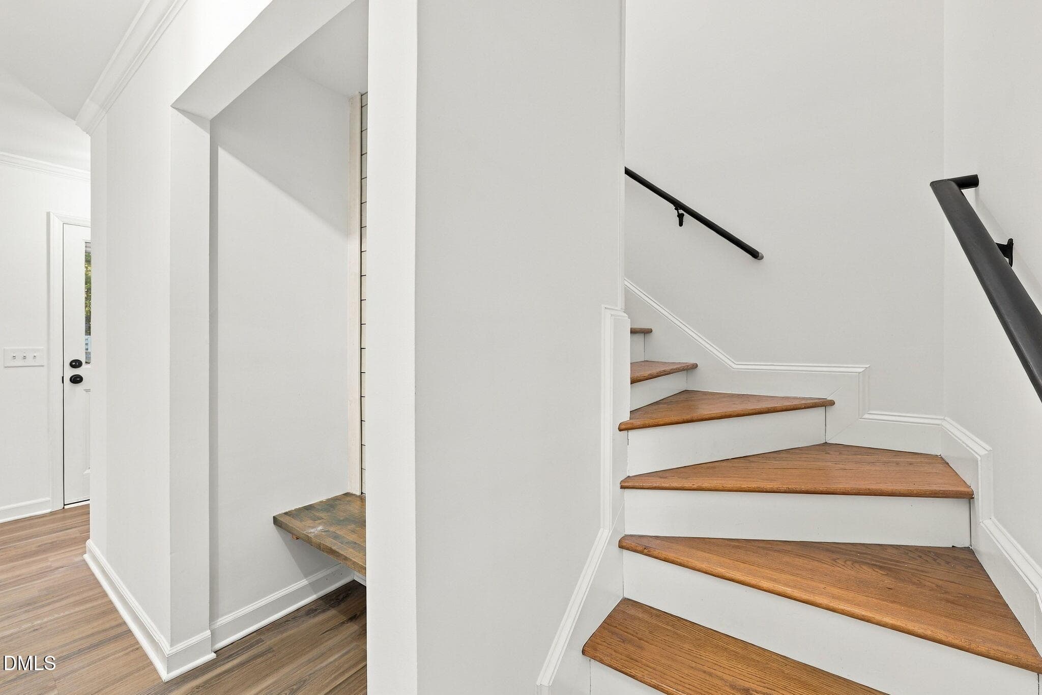 Cubby and stairs - 11413 Old Creedmoor Road, Raleigh, NC 27613