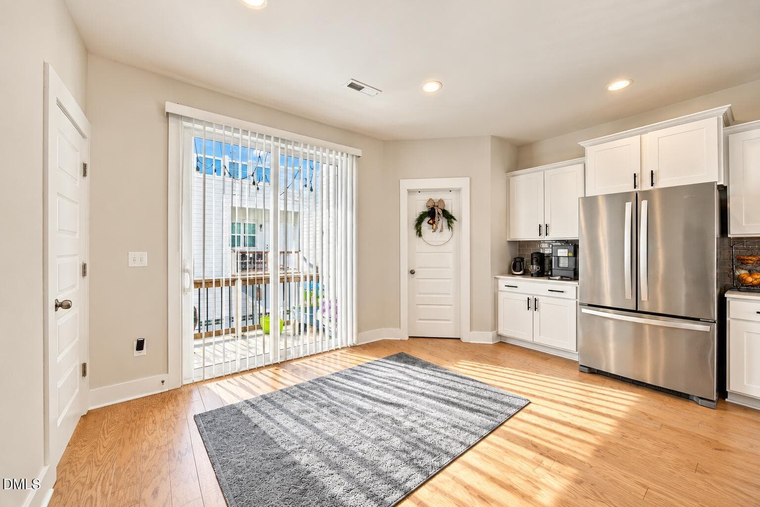 Sunlit Kitchen Nook with Sliding Doors - 8111 Diversy Way, Raleigh, NC 27613