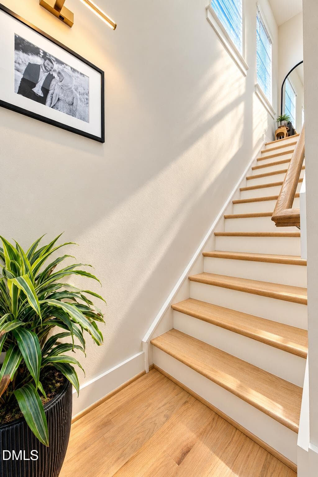 Sunlit Modern Stairwell - 8111 Diversy Way, Raleigh, NC 27613
