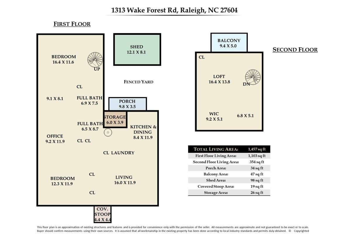 Floor Plan - MLS Photos - 2.jpg - 1313 Wake Forest Road, Raleigh, NC 27604