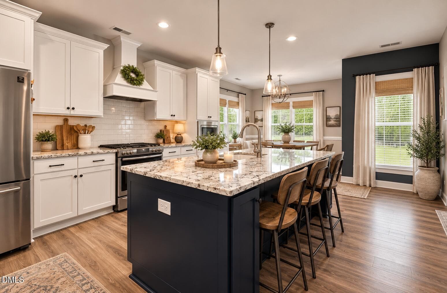 Bright Modern Farmhouse Kitchen Nook - 2013 Edens Ridge Avenue, Wake Forest, NC 27587