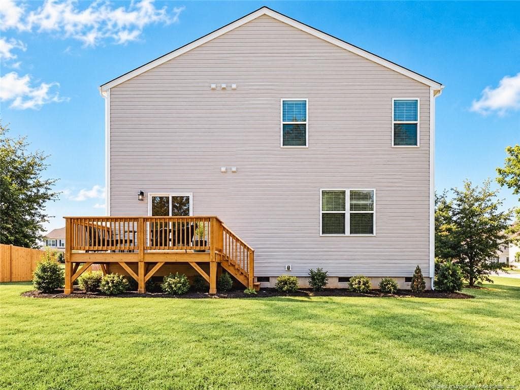 Back of the home - 154 Fair Child Road, Spring Lake, NC 28390