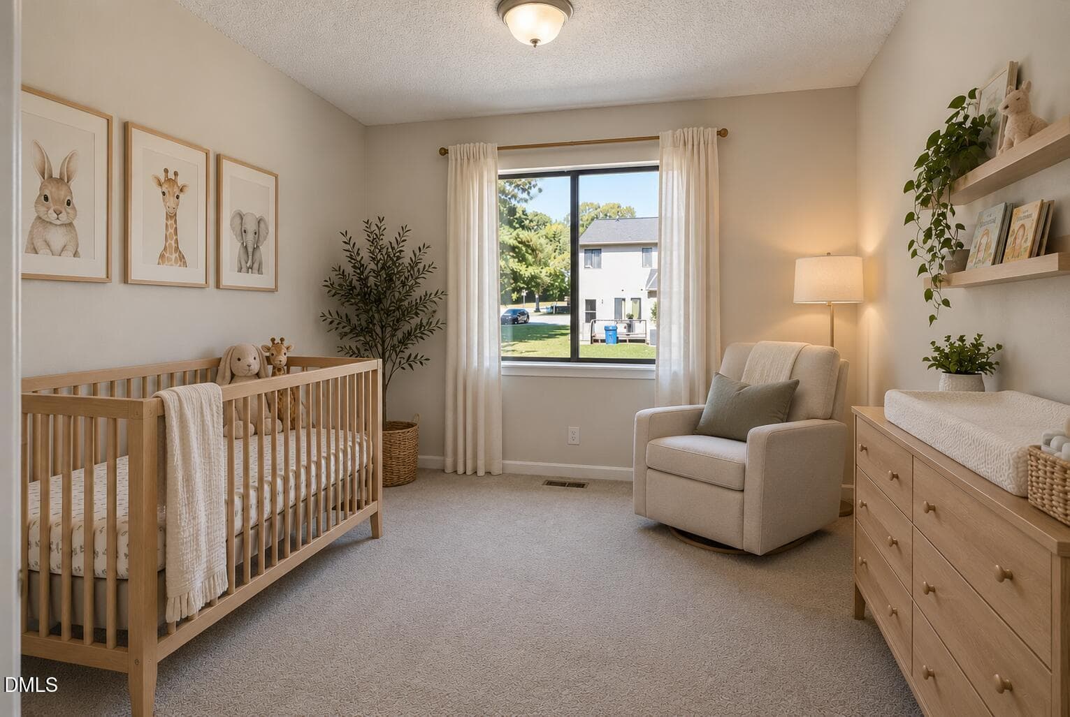 Scandinavian Nursery with Cozy Natural D - 2402 Stadium Drive B, Durham, NC 27704